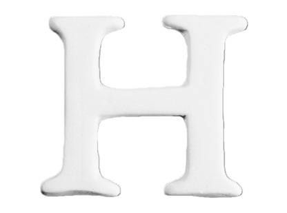 Letters small H 3.5 cm