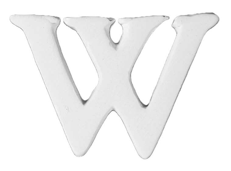 Letters small H 3.5 cm