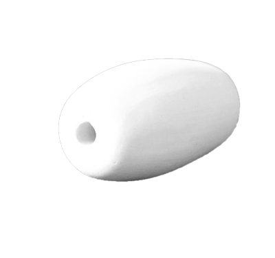 Perle Ovale grande L 3 cm