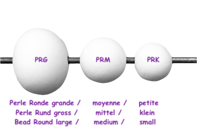 Perle Ronde grande Ø 31 mm