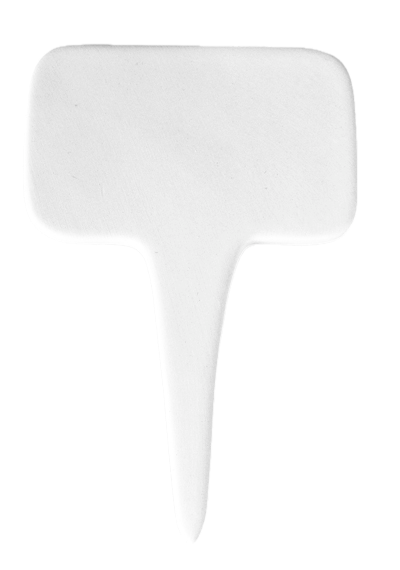 Étiquette de Plante 10x7 cm, H 15 cm