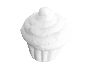 Cupcake / Muffin 3D Sticker 3,5x2,5 cm