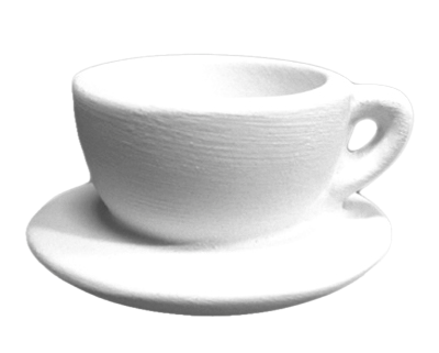 Tasse à café 3D Sticker Ø 3 cm, H 2 cm