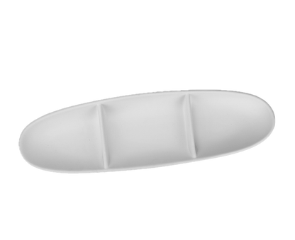 Vespucci – dreiteilige Platte 42,5x12,5 cm, H 4 cm