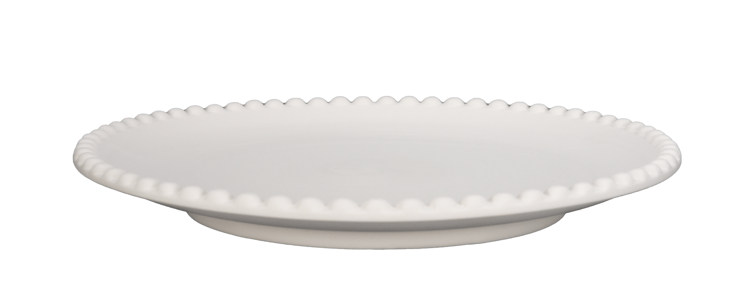 Assiette à Diner avec Bordure en Perles Ø 30 cm_Keramik_PEET - Ceramique Peinture EI