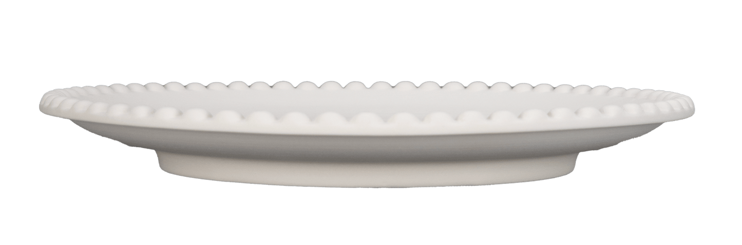 Assiette à Diner avec Bordure en Perles Ø 30 cm_Keramik_PEET - Ceramique Peinture EI