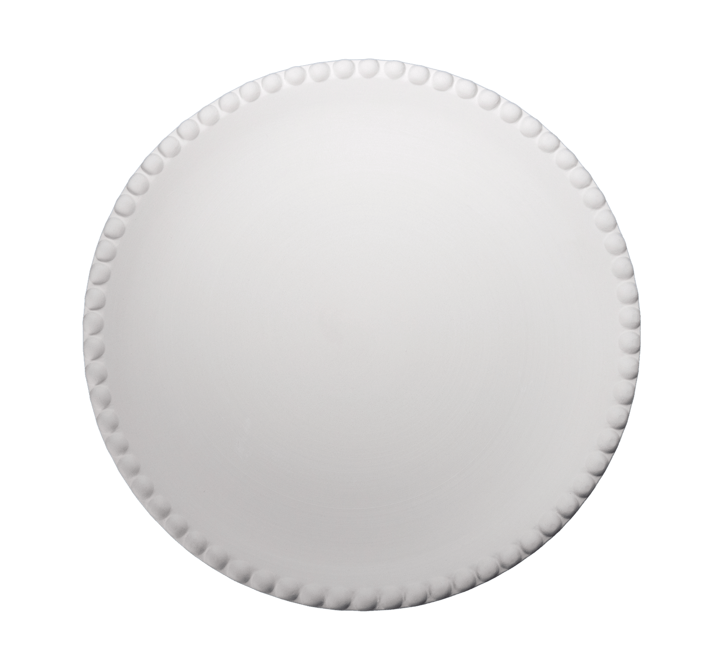 Assiette à Diner avec Bordure en Perles Ø 30 cm_Keramik_PEET - Ceramique Peinture EI