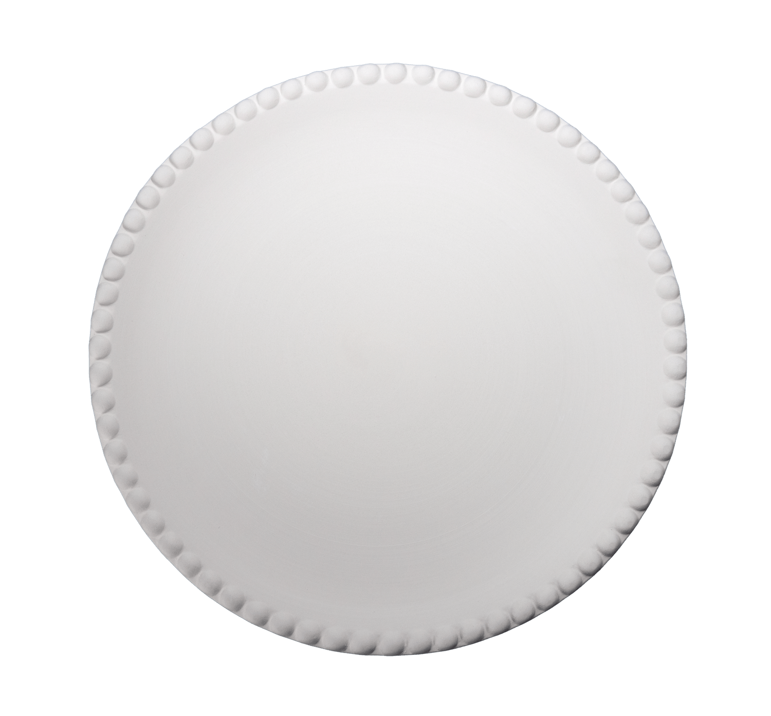 Assiette à Diner avec Bordure en Perles Ø 30 cm_Keramik_PEET - Ceramique Peinture EI