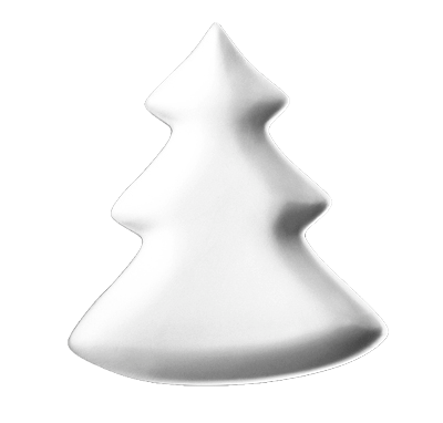 Assiette Sapin 20x13 cm_Keramik_TATE - Ceramique Peinture EI