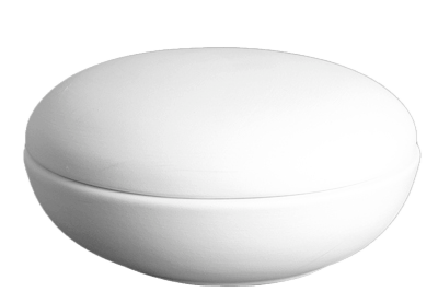 Boîte avec couvercle bombé Ø 11 cm, H 5 cm_Keramik_DOG - Ceramique Peinture EI