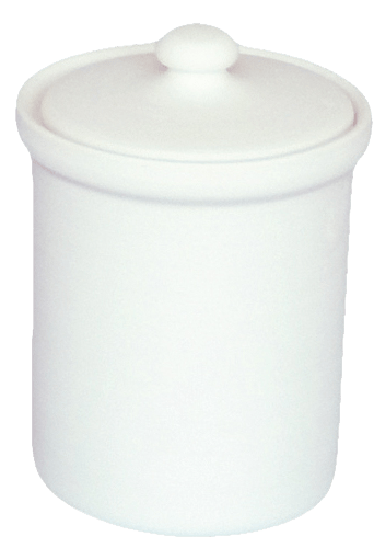 Boîte rétro petite Ø 9,5 cm, H 13 cm_Keramik_RDS - Ceramique Peinture EI