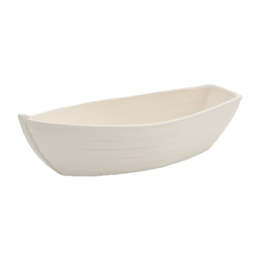 Bol Bateau L 28 cm, H 7,5 cm_Keramik_BOAT - Ceramique Peinture EI