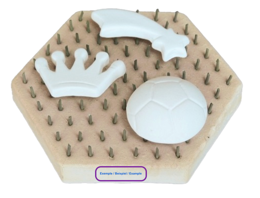 Plaque à Picots (aide à la cuisson) 18x9 cm