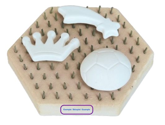 Plaque à Picots (aide à la cuisson) 18x9 cm