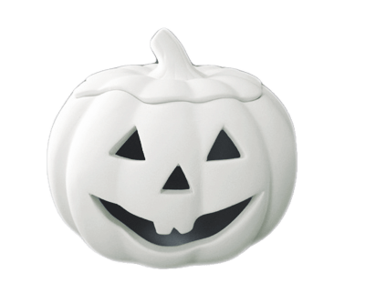 Lanterne citrouille d'Halloween Ø 13 cm_Keramik_HAKU - Ceramique Peinture EI