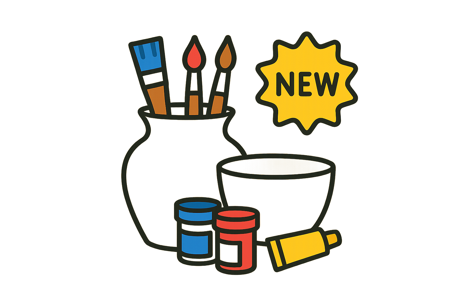 Icon für neue Keramikmal-Produkte