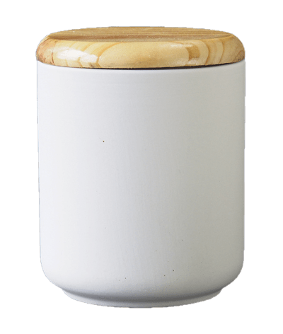 Petite boîte avec couvercle en bois Ø 8 cm, H 10 cm_Keramik_DOHOS - Ceramique Peinture EI
