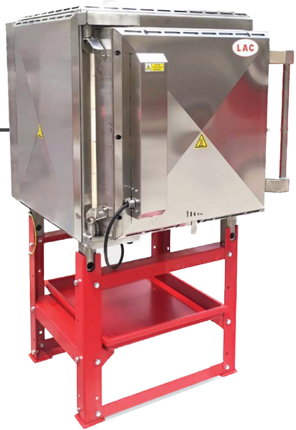 Four LAC KE250/12 (400 V) 275 litres charge frontal pour céramique (grès et faïence) et porcelaine