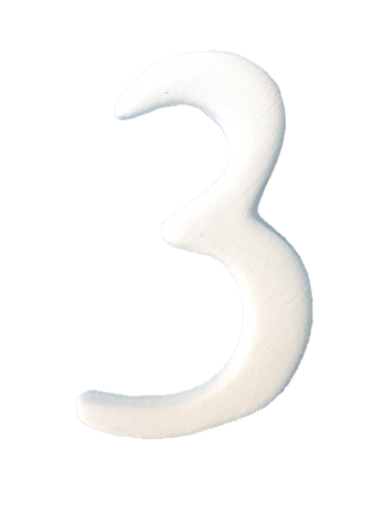 Numbers small H 3.5 cm