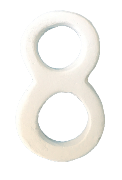 Numbers small H 3.5 cm