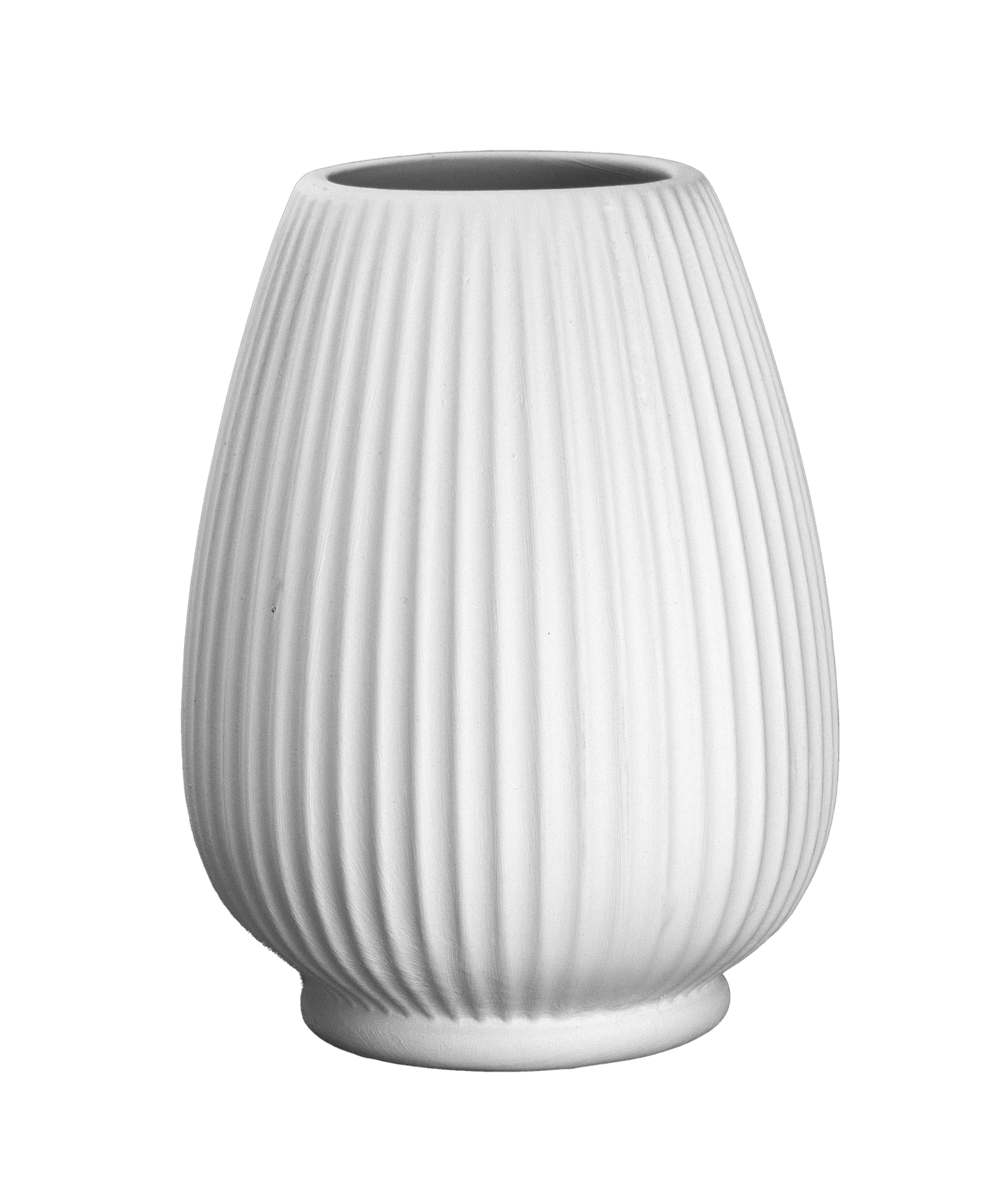 Vase strié H 15 cm_Keramik_RIFFEL - Ceramique Peinture EI