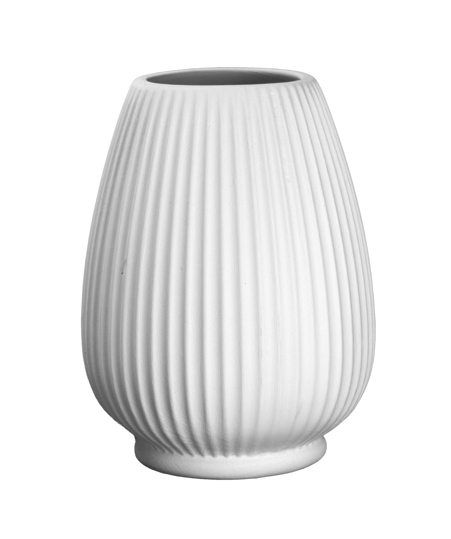 Vase strié H 15 cm_Keramik_RIFFEL - Ceramique Peinture EI